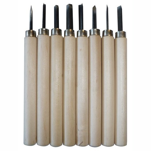 SET DE 8 GUBIAS PARA MODELADO