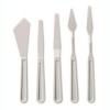 SET DE 5 COUTEAUX À PEINDRE EN PLASTIQUE 18 CM