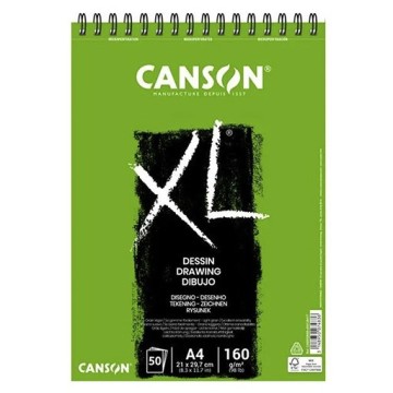 CANSON XL DESSIN BLOCCO MICROFORATO SPIRALATO 160 G