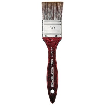 DA VINCI GRIGIO PENNELLESSA PER OLIO E ACRILICO FIBRA SINTETICA IMITAZIONE MANGUSTA SERIE 5096