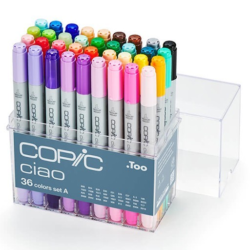 COPIC CIAO MARKER CASE OF 36 - SET A
