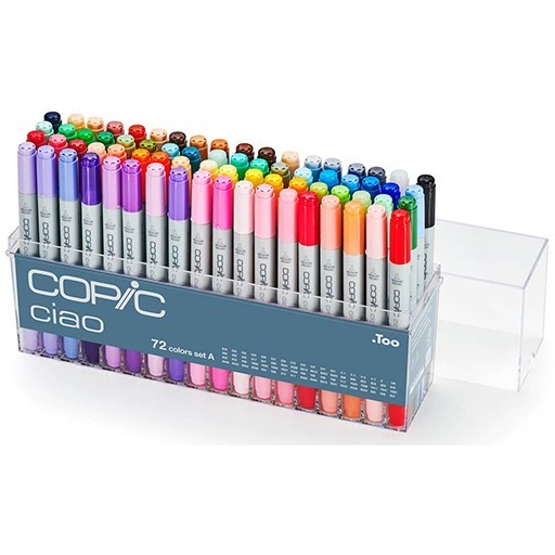 COPIC CIAO MARKER CASE OF 72 - SET A