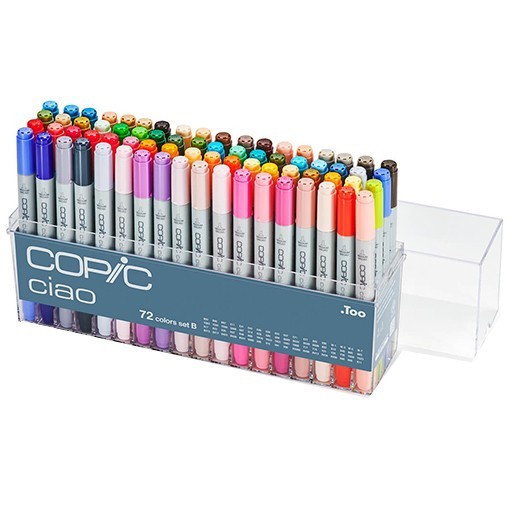 COPIC CIAO MARKER CASE OF 72 - SET B
