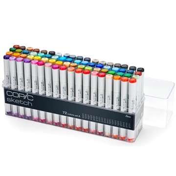 COPIC CLASSIC MARKER ASTUCCIO DI 72 PENNARELLI - SET A