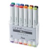 COPIC SKETCH MARKER CASE OF 12 ASSORTED COLOURS - SET B