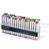 COPIC SKETCH MARKER CASE OF 72 ASSORTED COLOURS - SET D