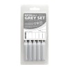 DELETER NEOPIKO LINE-3 SET OF 5 GREY FINELINER PENS