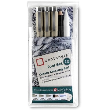 ZENTANGLE TOOL SET 10 PEZZI