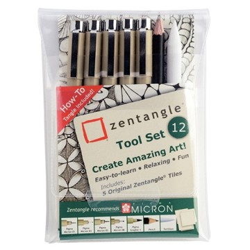 ZENTANGLE TOOL SET 12 PEZZI