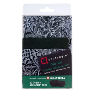 ZENTANGLE TOOL SET 20 TESSERINE NERE