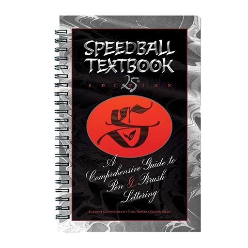 SPEEDBALL TEXTBOOK - LIBRO CON TÉCNICAS - ALFABETOS Y EJERCICIOS PRÁCTICOS DE CALIGRAFÍA - 25 EDICIÓN