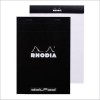 BLOC DE NOTAS RHODIA CON 80 HOJAS MICROPERFORADAS LISAS O PUNTEADAS DE 80 G