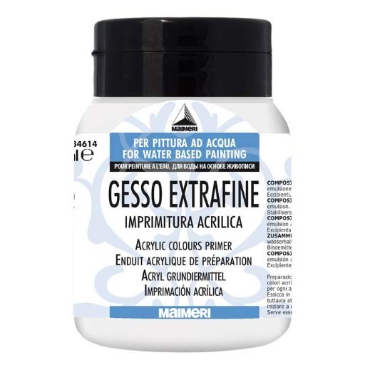 MAIMERI GESSO EXTRA-FIN - APPRÊT ACRYLIQUE POUR PEINTURE Nº 614