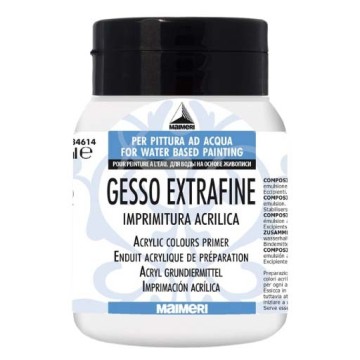 GESSO EXTRAFINO - IMPRIMACIÓN ACRÍLICA PARA PINTURA MAIMERI Nº 614