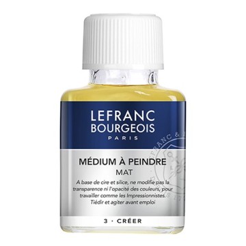 LEFRANC & BOURGEOIS MÉDIUM PARA PINTAR MATE