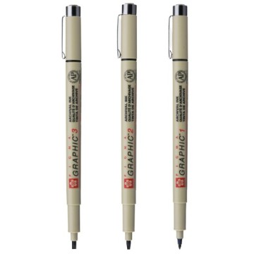 SAKURA PIGMA GRAPHIC PEN PENNARELLI PER USI TECNICI E PER LETTERING