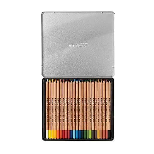 LYRA REMBRANDT POLYCOLOR SET 24 SORTIERTE BUNTSTIFTE IM METALLETUI