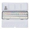SCHMINCKE HORADAM AQUARELL WATERCOLOUR METAL TIN SET OF 12 HALF PANS + 12 EMPTY SPACES