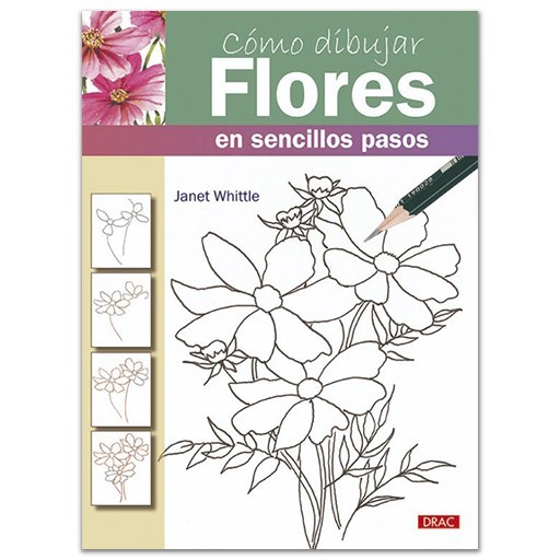 BUCH (AUF SPANISCH) - COMO DIBUJAR FLORES EN SENCILLOS PASOS