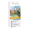TOMBOW DUAL BRUSH SET 18 ROTULADORES DE DOBLE PUNTA COLORES PRIMARIOS