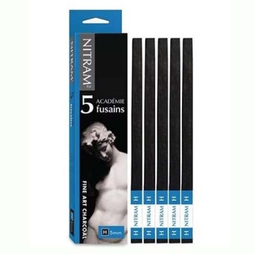 SCATOLA NITRAM 5 CARBONCINI QUADRATI DURI (H)