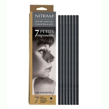 NITRAM BATON SET OF 7 CHARCOAL REFILLS