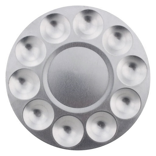  TALENS PALETTE EN ALUMINIUM RONDE