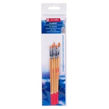 ART CREATION SET 5 PENNELLI FIBRA TORAY ORO MANICO CORTO