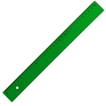 FAIBO RIGHELLO VERDE TRASPARENTE PER IL DISEGNO TECNICO