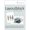 HAHNEMÜHLE LAYOUTBLOCK BLOCCO PER PENNARELLI 75 G