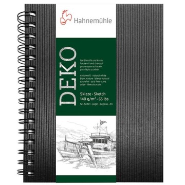 HAHNEMÜHLE SKETCH BOOK DEKO BLOCCO DA DISEGNO 140 G