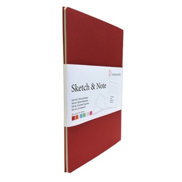 HAHNEMÜHLE SKETCH & NOTE BLOCCO DA DISEGNO 125 G CONFEZIONE DI 2