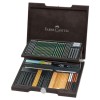 FABER-CASTELL PITT MONOCHROME ESTUCHE MADERA 86 PIEZAS