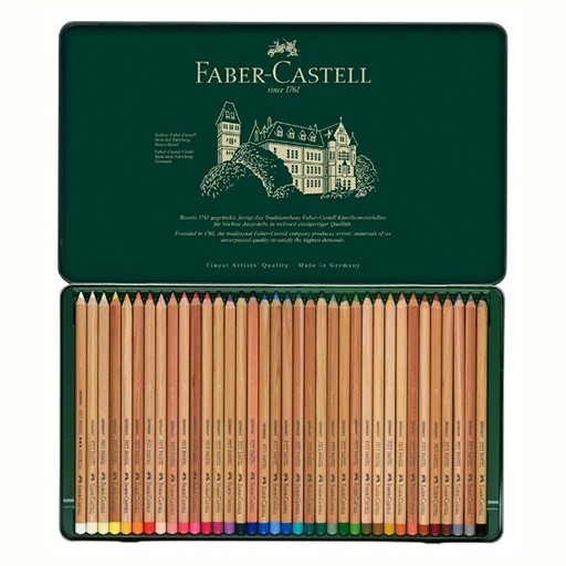 FABER-CASTELL PITT PASTEL PENCILS METAL TIN SET