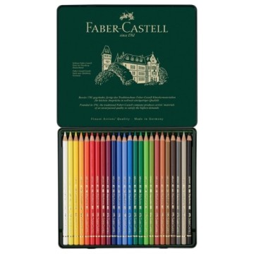 FABER-CASTELL POLYCHROMOS MATITE COLORATE IN ASTUCCIO DI METALLO