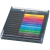 FABER-CASTELL BOÎTE 12 FEUTRES PITT ARTIST PEN BRUSH POINTE PINCEAU - COULEURS BRILLANTES