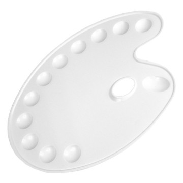 TALENS TAVOLOZZA OVALE IN PLASTICA 11 POZZETTI