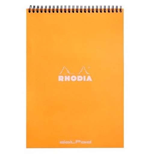 BLOC DE NOTAS RHODIA DOTPAD CLASSIC CON 80 HOJAS MICROPERFORADAS Y ENCUADERNACIÓN EN ESPIRAL