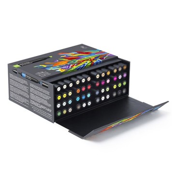 WINSOR & NEWTON PROMARKER ESSENTIAL COLLECTION - SET 48 PENNARELLI COLLEZIONE COLORI ESSENZIALI