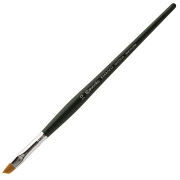 ESCODA BARROCO PENNELLO PIATTO OBLIQUO MANICO CORTO SERIE 1570