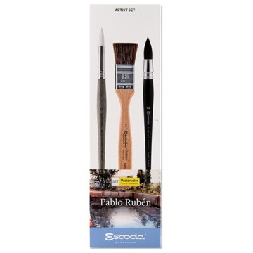 ESCODA SIGNATURE COLLECTION PABLO RUBÉN - SET PENNELLI EDIZIONE SPECIALE SERIE 8617 - SET 1