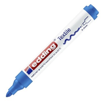 EDDING 4500 TEXTILE PERMANENT MARKER WITH ROUND NIB