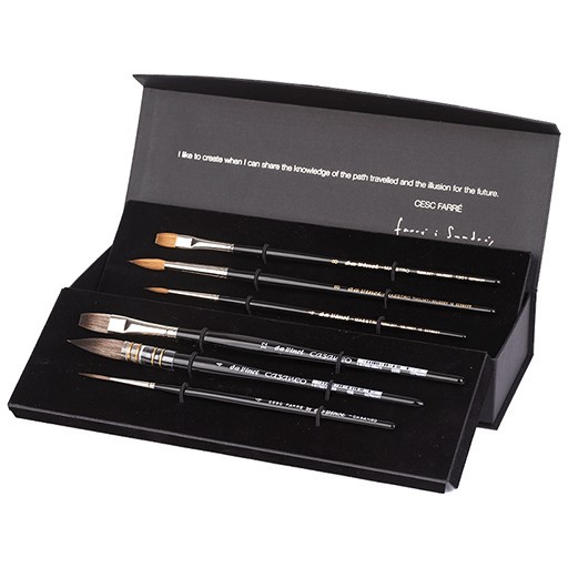 DA VINCI CESC FARRÉ SET EDICIÓN ESPECIAL DE PINCELES DE ACUARELA SERIE 4012