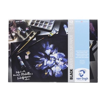 VAN GOGH BLOCCO PER ACQUERELLO NERO 360 G