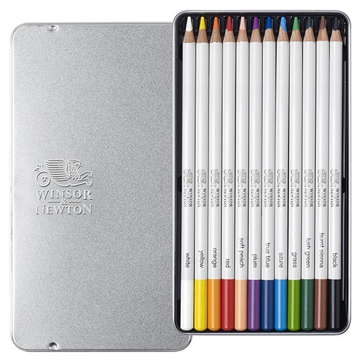 WINSOR & NEWTON STUDIO COLLECTION CAJA METAL SETS LÁPICES ACUARELABLES