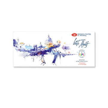 WHITE NIGHTS SET IWS WATERCOLOUR - SCATOLA ACQUERELLI 12 TUBETTI 10 ML