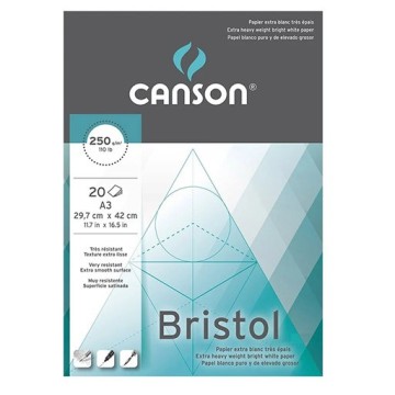 CANSON BLOCCO BRISTOL 250 G