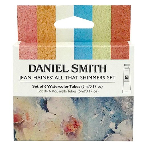 DANIEL SMITH JEAN HAINES' ALL THAT SHIMMERS SET AQUARELLE - SÉLECTION COULEURS IRISÉES