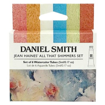 DANIEL SMITH JEAN HAINES' ALL THAT SHIMMERS SET - SET DI ACQUERELLI COLORI IRIDESCENTI