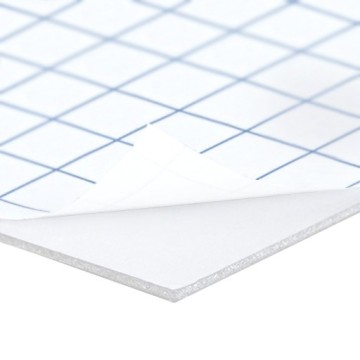 TOPFOAM LEICHTSCHAUMPLATTE WEISS 1-SEITIG SELBSTKLEBEND 3 MM